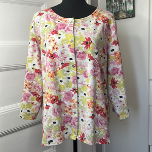 Allyson WHITMORE Womens size 1X Floral Cardigan